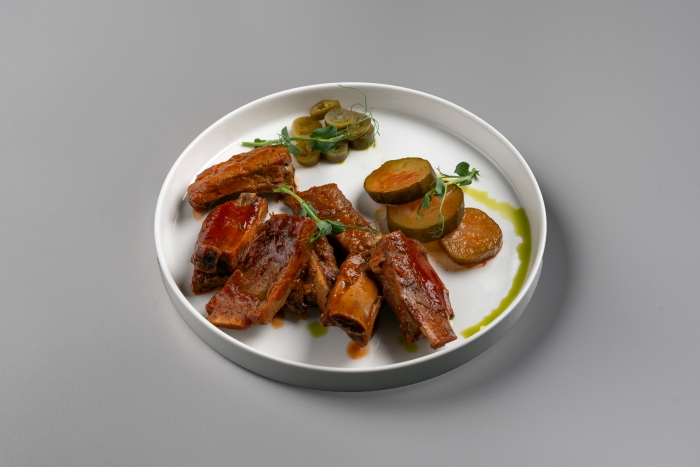 Фото Томленые ребра с соусом миссисипи