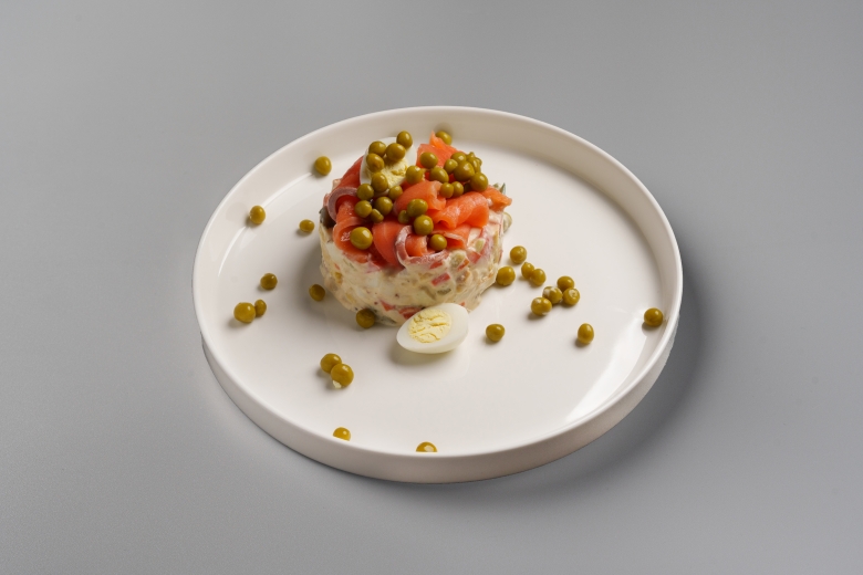 Фото Оливье с сёмгой