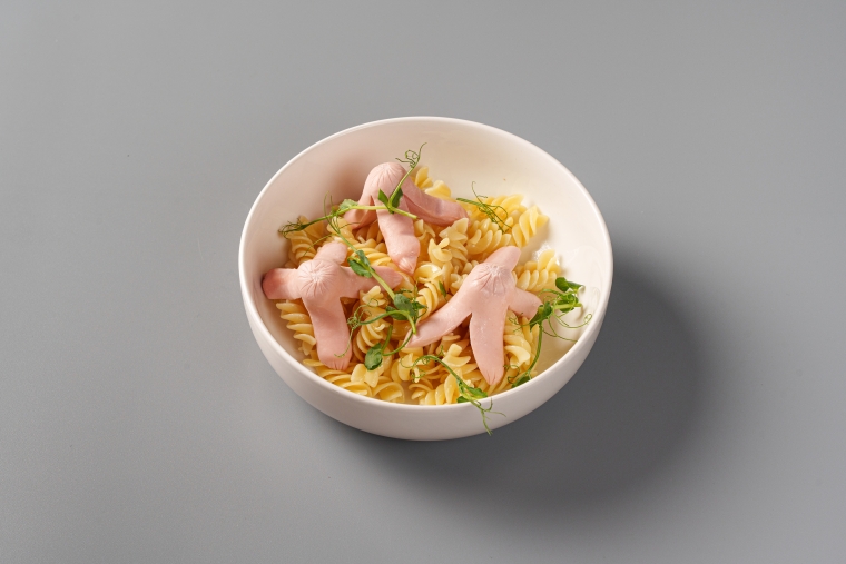 Фото Макароны с сосисками