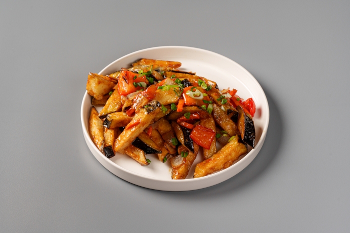 Фото Баклажаны в кисло-сладком соусе